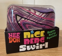 NEW Schylling Needoh Nice Berg Swirl – Giant Swirl Nice Cube Purple Pink Black