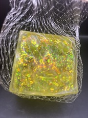 Sugar Swaps Building Blocks Yellow Glitter Squishy Sensory Fidget Toy ORB NEW (1