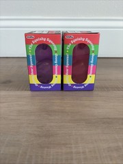 2 Schylling Nee Doh Gummy Bear Tactile Squeeze Toy Pink & Purple LOT OF 2 – NEW