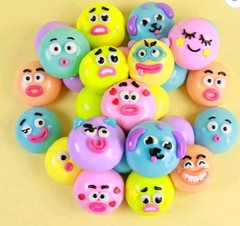 SMÜSHERS Squishy Squeeze Ball Toy Assorted Character Faces Random Color 4+