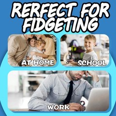 Vipctery 8Pcs Fidget Toys for Kids ADHD Autism Adults EDC Small, Blue