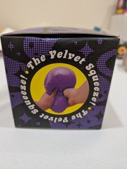 Schylling Super NeeDoh Fuzz Ball Velvet Squeeze Toy, Purple, Ages 3+ 25240HY