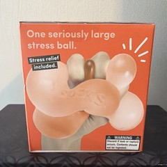Speks JUMBO Gump Squishy Stress Ball Ultra Soft Fidget Toy Color Reef Orange