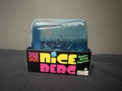 NeeDoh Nice Berg Blue XL Giant Nee Doh Niceberg Squishy Cube Ice TikTok Viral