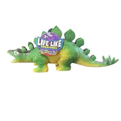JA-RU Life Like 7” Dinosaur Stress Fidget Toy Stretch Sensory Squeeze Squish