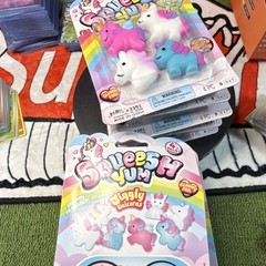 Ja-Ru Jiggly Unicorns Tactile Squeeze Toys 4-Pack A Total Of 13 Packs Bulk Lot