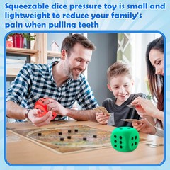 Zomiboo 2 Pcs 3.93 Large Foam Dice For Classroom Soft Jumbo 6 Sided Giant Dice