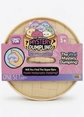 1x New! Crazy Fun Squishy Bun 🥟 Purple Holographic 🥟 Mystery Dumpling Set