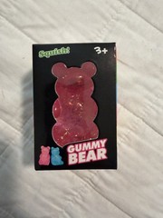 Gummy Bear Squishy Toy NIB Stress Relief Squishy Fidget Toy Pink