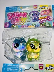 Sugar Swaps Twinsies Squishy 4 Packs Glitter Squeeze Toy NEW