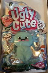 Smush Me Ugly Cute Adopt an Axolotl Tactile Squeeze Toy Blue NEW