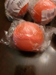 Abilitations Gel Ball, 2 Inches, 2 Ounces, Orange, LOT of 7, All New and Sealed
