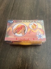 Sunny Days Squish Hot Dog 2-in-1 Squishy Sensory Soft Fun Toy Viral Squeeze