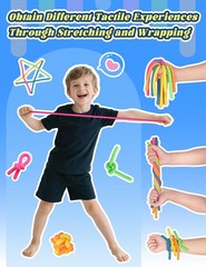 10 Pack Sensory Toys for Kids – Upgraded 0.55 inches, Multi-colored