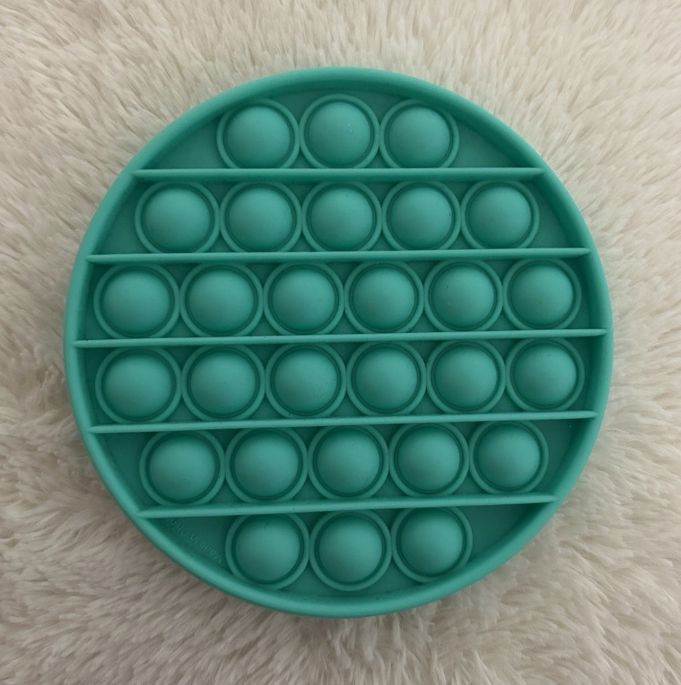 Round Pop It Bubble Popping Tactile Sensory Fidget Toy for Kids Ages 3-16