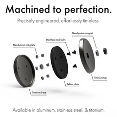 Slider – Handheld Fidget Toy for Adults | Help Relieve 1 inch, Silver