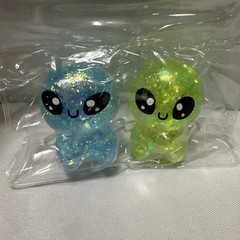 New Sugar Swaps Twinsies Glitter Squishy ORB Curiosities Series 2 Alien Babies