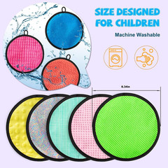 16 Set round Sensory Mini Mats Textured Sensory Tiles – Sensory Toys for Autisti