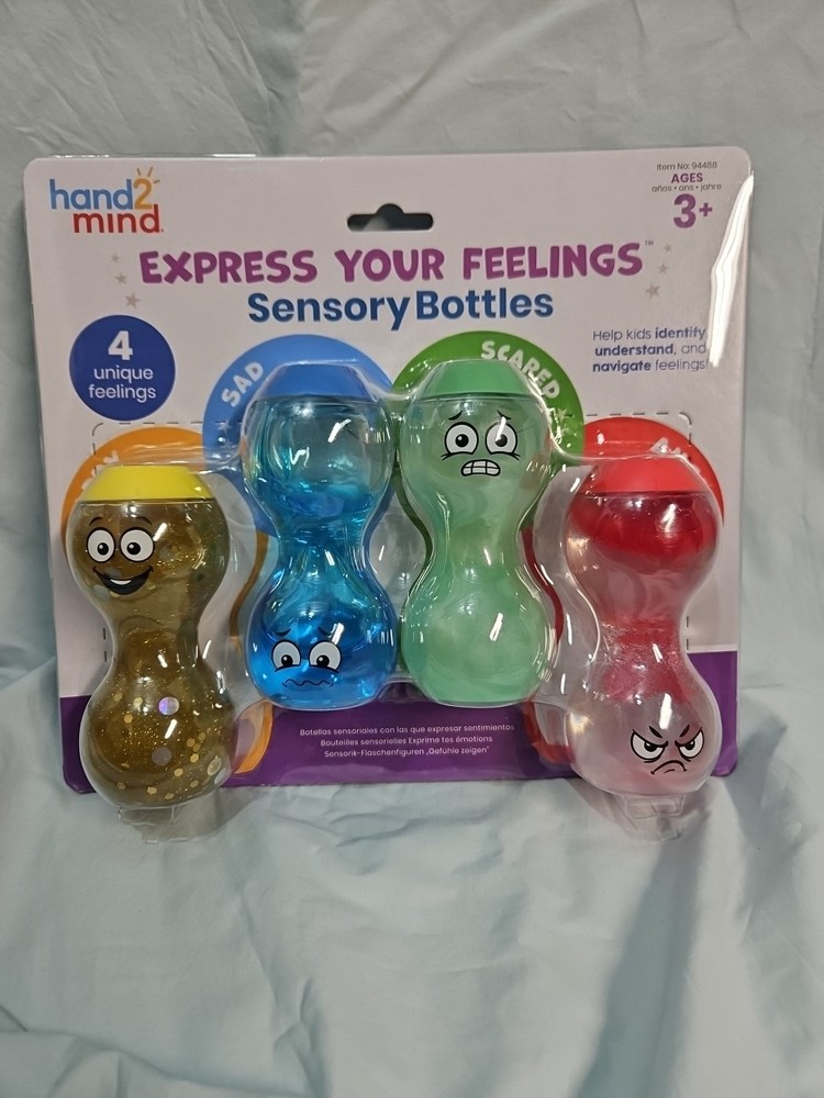 Hand 2 Mind Express Your Feelings Sensory Bottles Play Therapy Schools New Kids