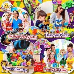 1000PCS Bulk Fidget Toys for Kids – Party Favors Goodie Bags Classroom Prizes