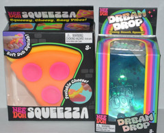 Needoh LOT Pizza Squeeza & Dream Drop Set NEW 100% *AUTHENTIC USA*