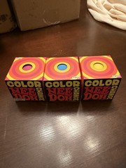 Lot of 3 Schylling Nee Doh Color Change Squeeze Toy Pink Yellow and Blue
