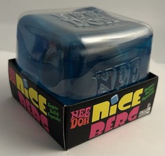 Schilling NeeDoh Nice Berg Blue XL Giant Nee Doh Squish Cube New Squishy Blue
