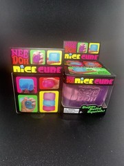 Nee Doh Nice Cube – Super Solid Squish! (purple) – /Factory Sealed!