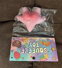 Pink Star Tactile Squeeze Squishy Toy Ages 4-7 to 17 Years & Up