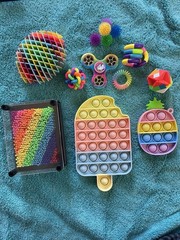 Rainbow Fidget Toy Variety 10 Pack