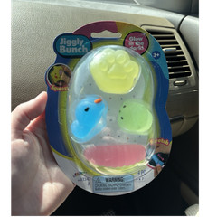 JARU Jiggly Bunch Glow In The Dark Squishy Squeeze Toys NEW Pack of 4
