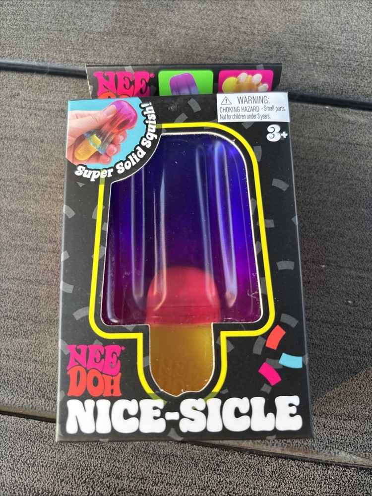Nee Doh Nice-Sicle Super Solid Squish Purple/pink