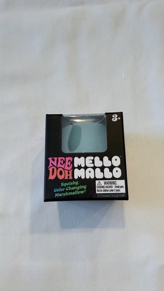 NeeDoh Mello Mallo Color Change Squishy Squeeze Sensory Toy Blue New In Box