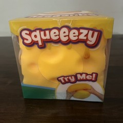 Sunny Days Jumbo Squeezy Cheese Yellow Squishy Toy Stress Relief Sensory Fun