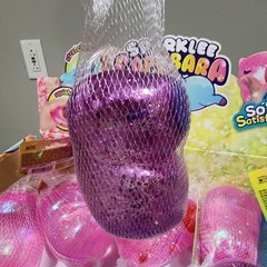 Glittery Purple Orb Curiosities Sparklee Capybara Gel Squishy Squeezy Sensory