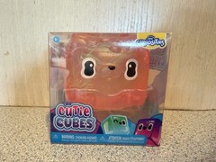New Orb Curiosities Cutie Cubes Pink Kitty Cat Squishy Toy Viral Squish Squeeze