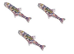 Pollock Fish Catnip Toy, 3 Pack Multicolored