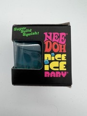 Needoh Nee Doh Nice Ice Purple & Blue Lot of 2 Authentic Teenie Squeeze Cube NEW