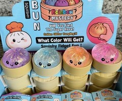 Viral Surprise Rainbow Mystery Dumpling Rainbow Glitter Squishy! Sugar Edition