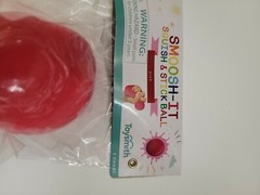 SMOOSH-IT squish & stick ball Great Party Favors and stress ball PINK