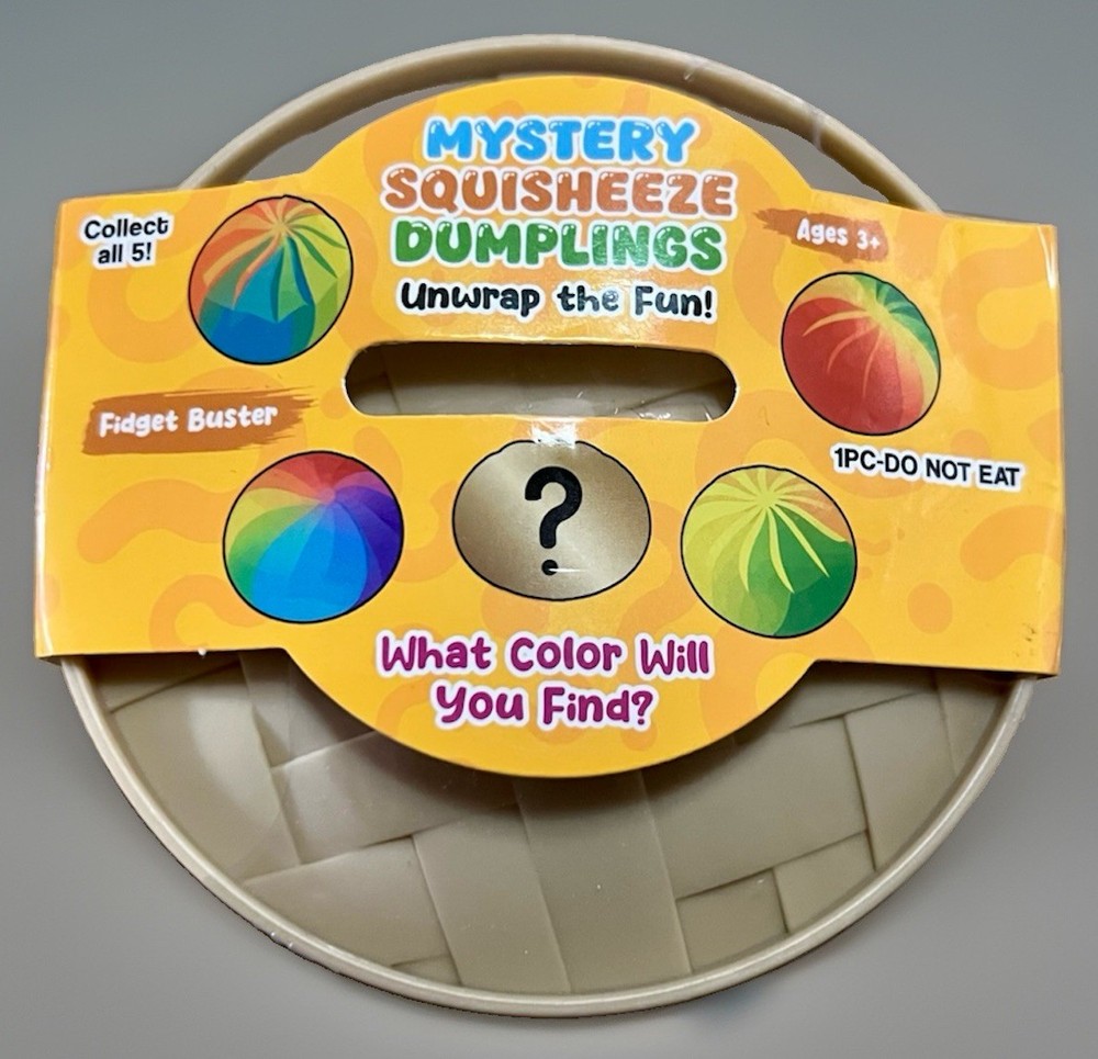 MOJO Mystery Squisheeze Dumplings Stress Reliever Fidget Toy Ages 3-5 Brand New