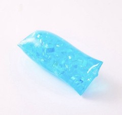 J’adore Tub Squish Sensory Squeeze Toy- Blue Color Fidget Glitter Water Stress