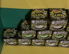 Squishies Squish Attack Glow In The Dark Squooshy Sphere Jaru