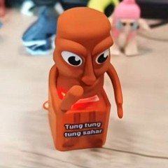 Tung Tung Tung Sahur Figurine Models Model Anime Action Figures LED Light GN