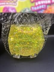 Sugar Swaps Building Blocks Yellow Glitter Squishy Sensory Fidget Toy ORB NEW (1