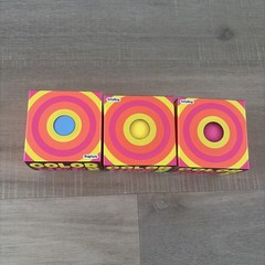 NeeDoh Groovy Glob Color Change Multicolor- LOT OF 3 pink/blue/yellow