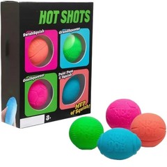 ✅✅ Teenie Needoh Hot Shots Squishy Toy – Set of 4 pcs – SHIP FROM USA ✅✅