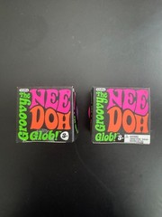 NeeDoh GROOVY GLOB – Lot of 2 PINK and Purple – SEALED / BRAND NEW / AUTHENTIC‼️