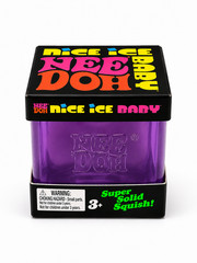 Needoh Nice Ice Baby – Sensory Squeeze Toy – Super Solid Squish – 1.25″ Purple