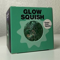 Super Duper Squishy Glow in the Dark Squeezy Toy by J’adore • Green